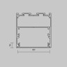 Рассеиватель для профиля 50×50 (Белый, 10 м), MAYTONI ALM-5050T-O-DF-10M 642050